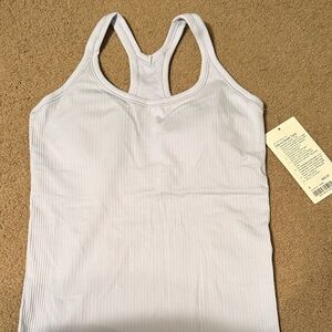 Lululemon Ebb to Street Women’s Ribbed Racerback Tank Top - serene blue